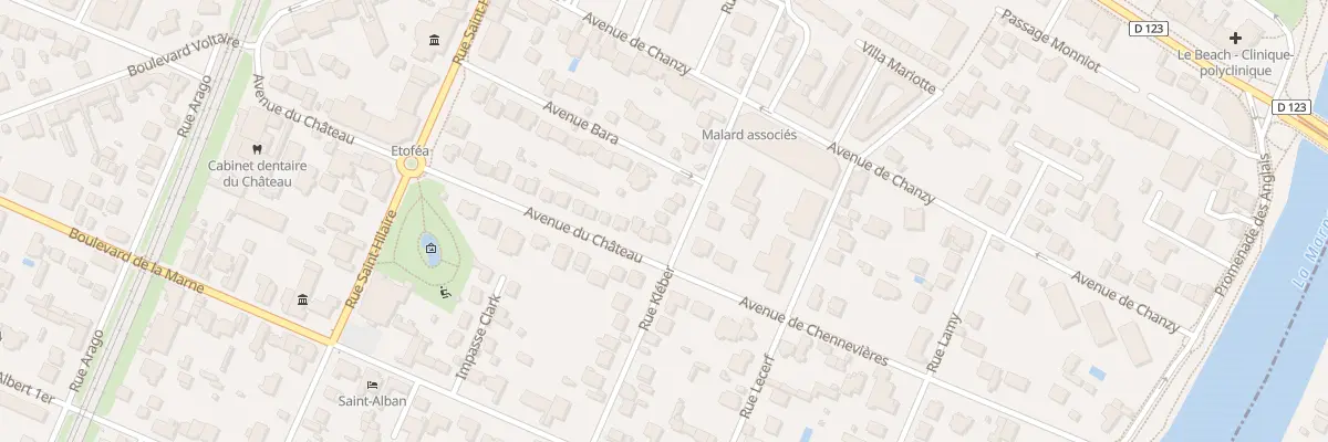 Plan du 10 Rue Kléber à Saint-Maur-des-Fossés