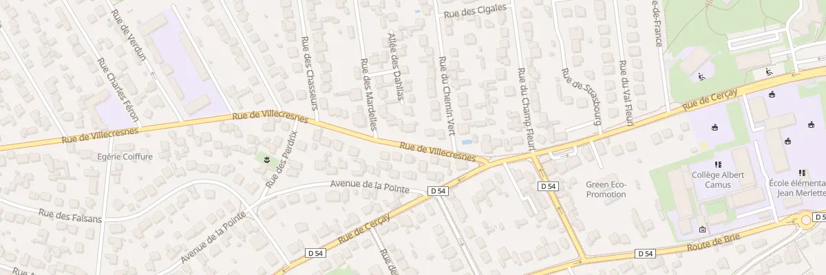 Plan du 73 Rue de Villecresnes à Brunoy