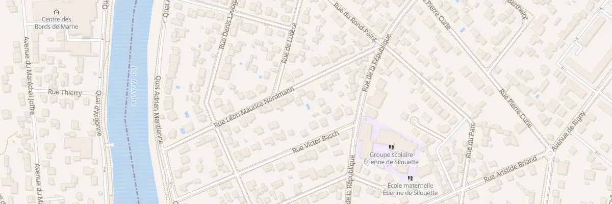Plan du 20T Rue Léon Maurice Nordmann à Bry-sur-Marne