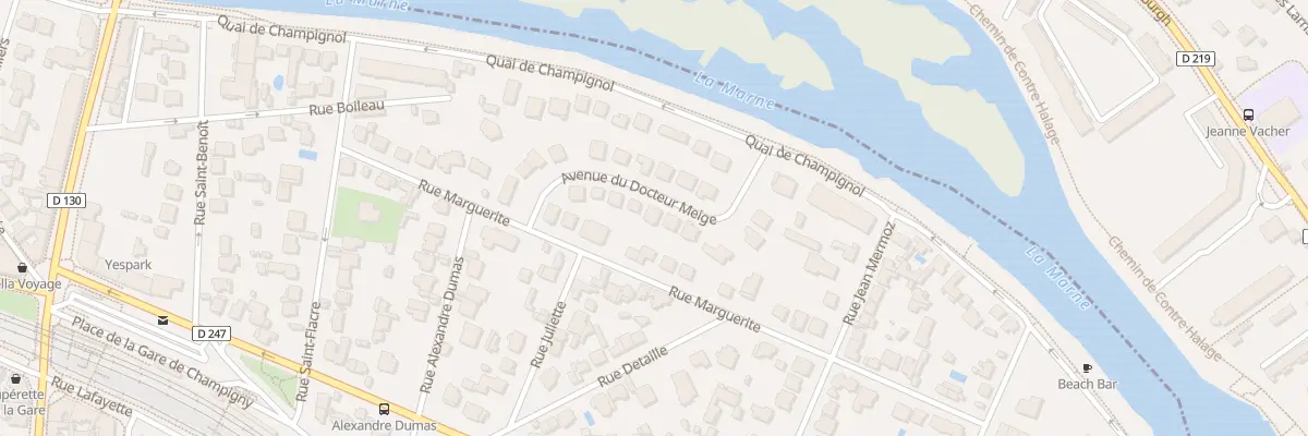 Plan du 12 Av du Docteur Meige à Saint-Maur-des-Fossés