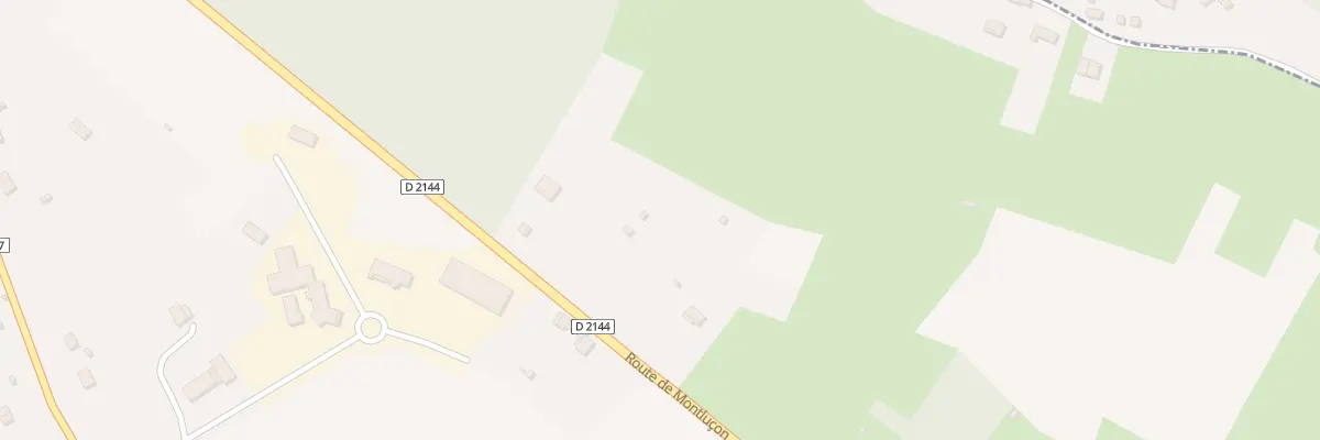 Plan du 805 Rte de Montluçon à Drevant
