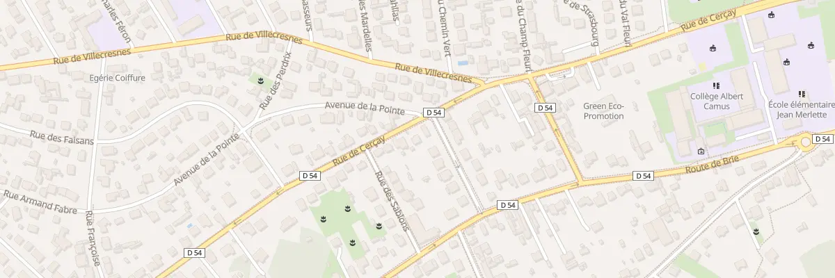 Plan du 66 Rue de Cerçay à Brunoy