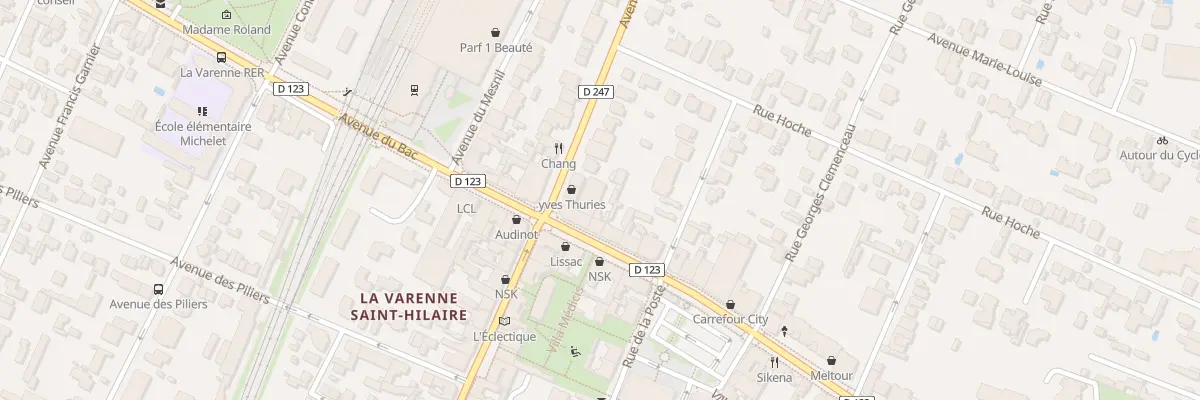 Plan du 81B Av du Bac à Saint-Maur-des-Fossés