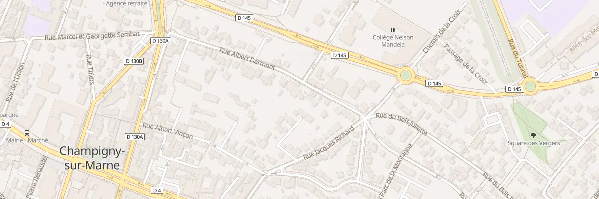 Plan du 44 Rue Albert Darmont à Champigny-sur-Marne