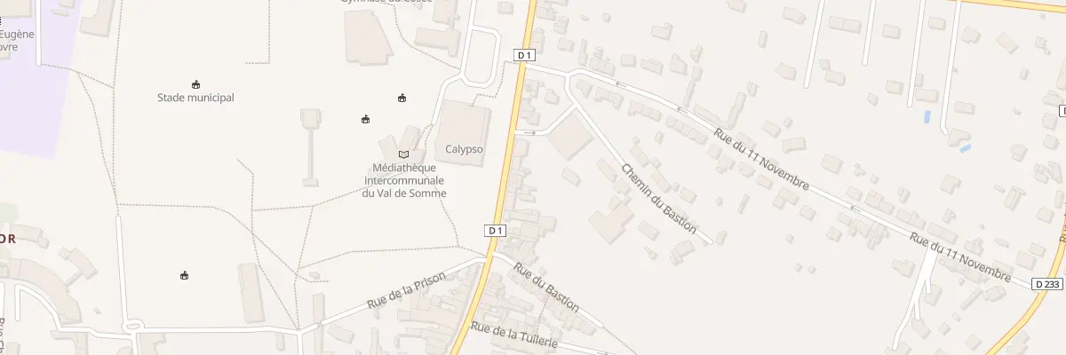 Plan du 38 Rue Gambetta à Corbie