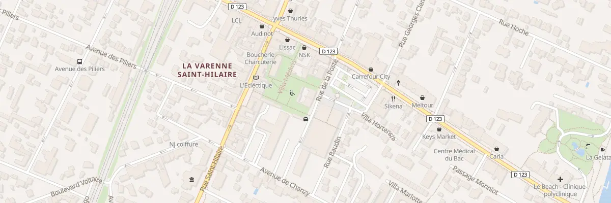 Plan du 10 Rue de la Poste à Saint-Maur-des-Fossés