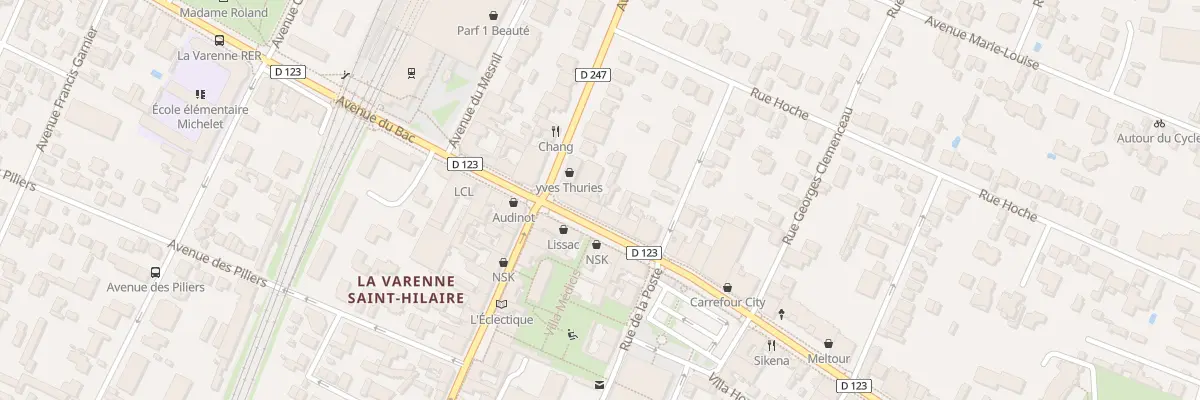 Plan du 81T Av du Bac à Saint-Maur-des-Fossés