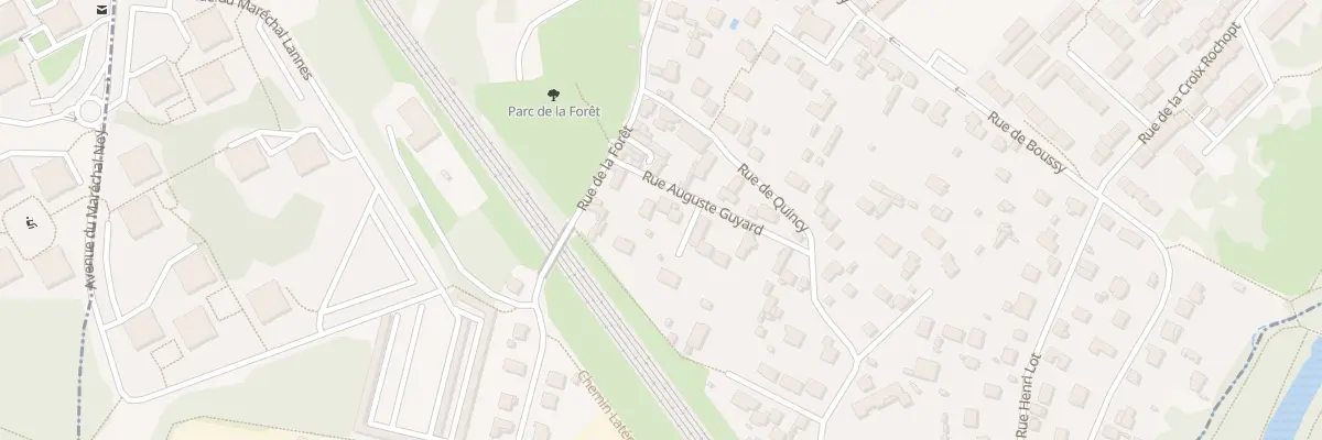 Plan du 4 Rue Auguste Guyard à Épinay-sous-Sénart