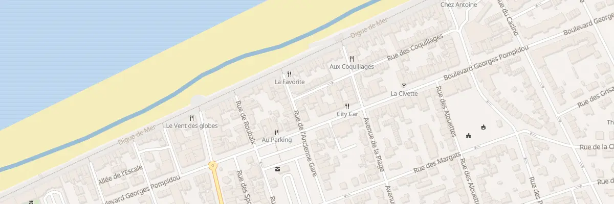 Plan du 20 Rue des Coquillages à Bray-Dunes