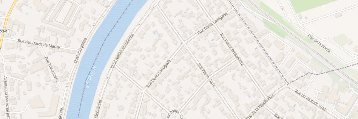 Plan du 44 Rue Denis Lavogade à Bry-sur-Marne