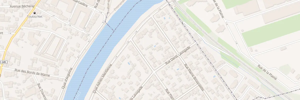 Plan du 5 Rue Pierre Curie à Bry-sur-Marne