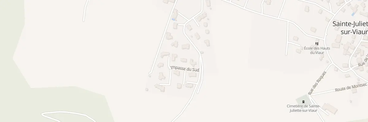 Plan du 2285 Lot Le Sud à Sainte-Juliette-sur-Viaur