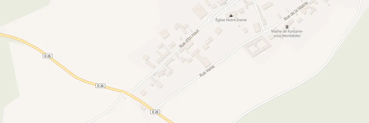 Plan du 235 Rue d’En Haut à Fontaine-sous-Montdidier
