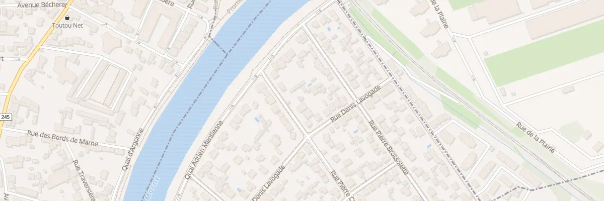 Plan du 7 Rue Pierre Curie à Bry-sur-Marne