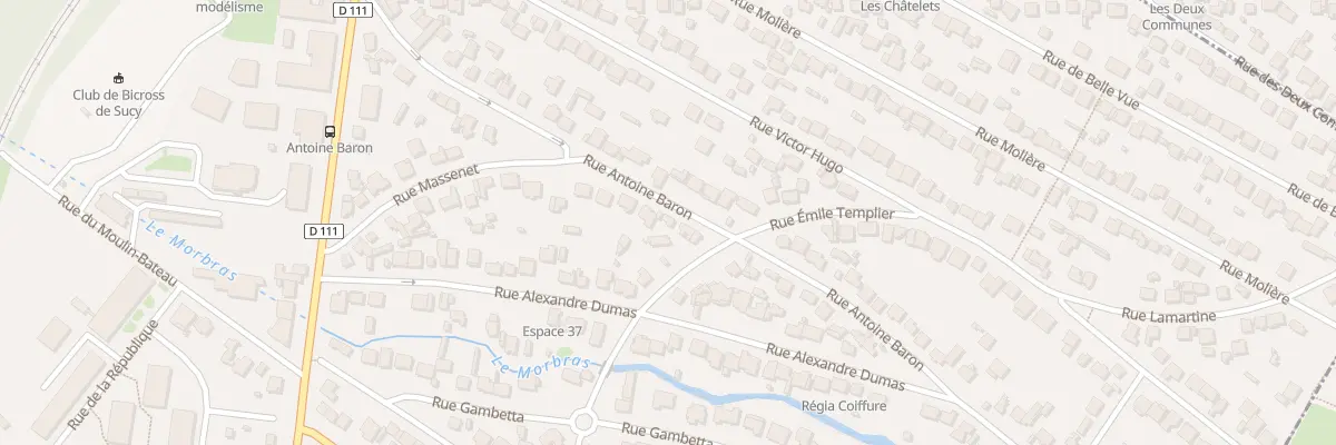 Plan du 45 Rue Antoine Baron à Sucy-en-Brie