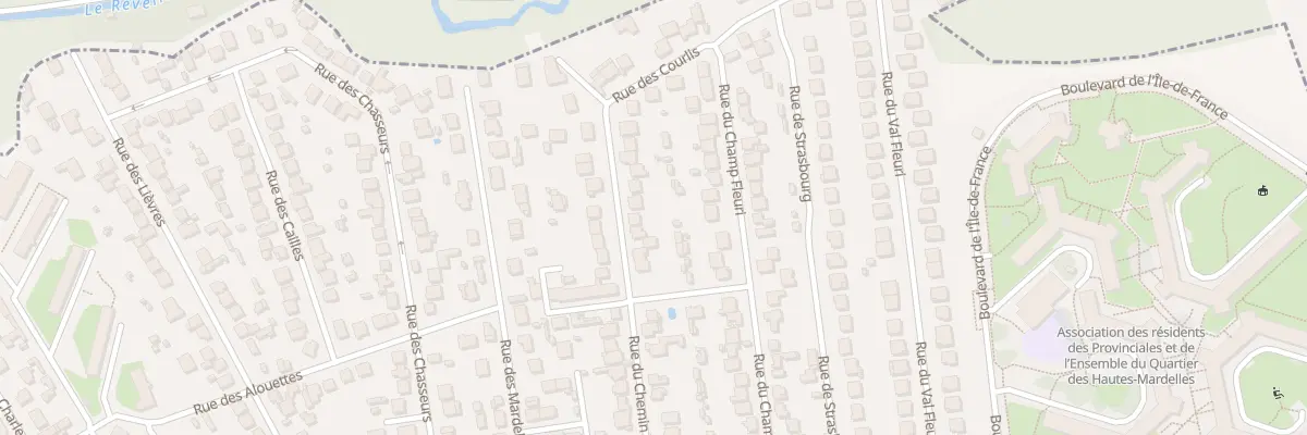 Plan du 54 Rue du Chemin Vert à Brunoy