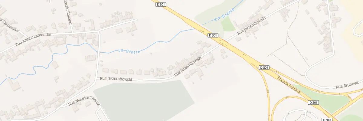 Plan du 45 Rue Jarzembowski à Divion
