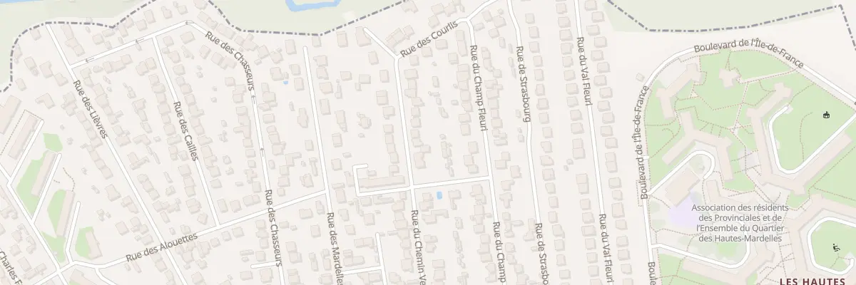 Plan du 52 Rue du Chemin Vert à Brunoy