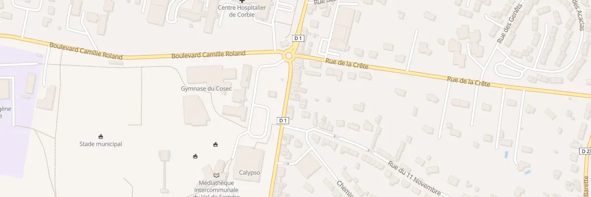 Plan du 58 Rue Gambetta à Corbie