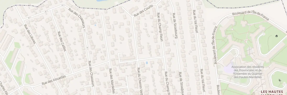Plan du 50B Rue du Chemin Vert à Brunoy