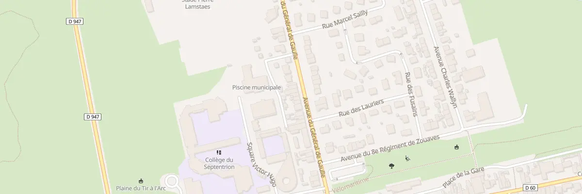 Plan du 211 Av du Gen de Gaulle à Bray-Dunes