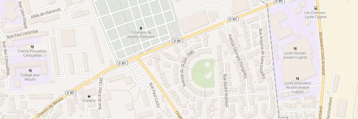 Plan du 39 Rue du 18 Juin 1940 à Neuilly-Plaisance