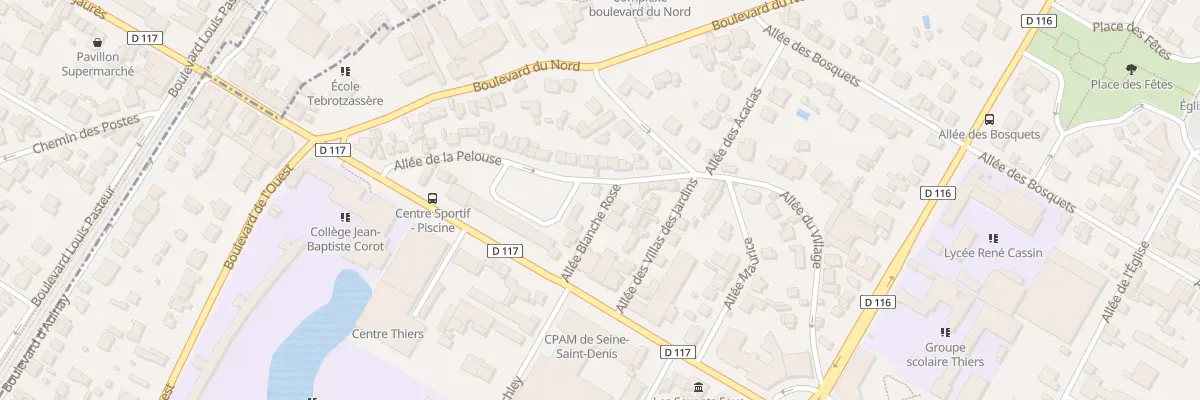 Plan du 8 All Blanche Rose au Raincy