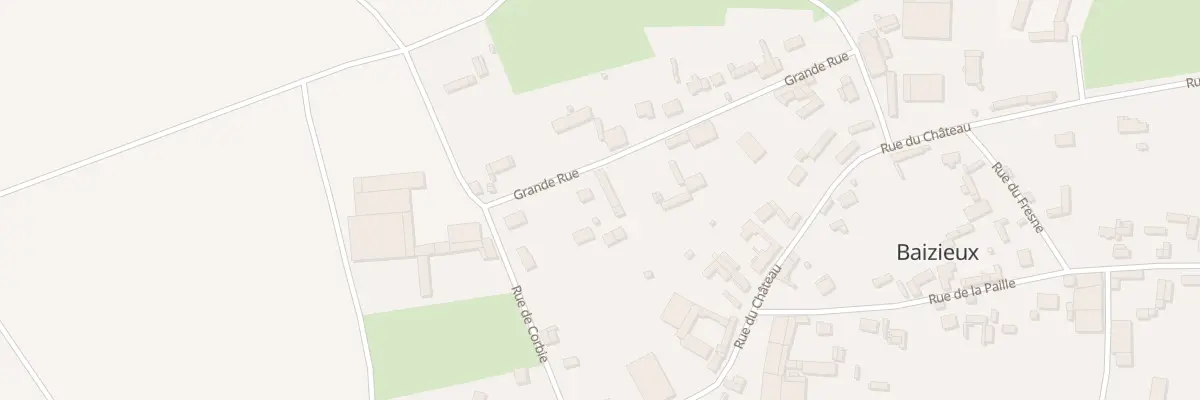 Plan du 5023 Gr Grande Rue à Baizieux