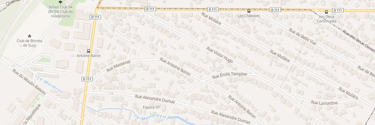 Plan du 64 Rue Antoine Baron à Sucy-en-Brie