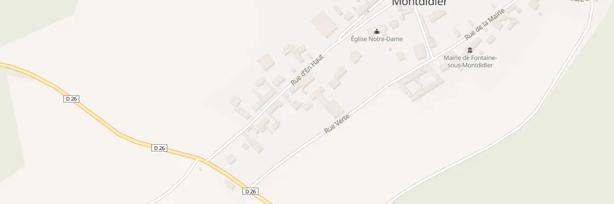 Plan du 223 Rue d’En Haut à Fontaine-sous-Montdidier