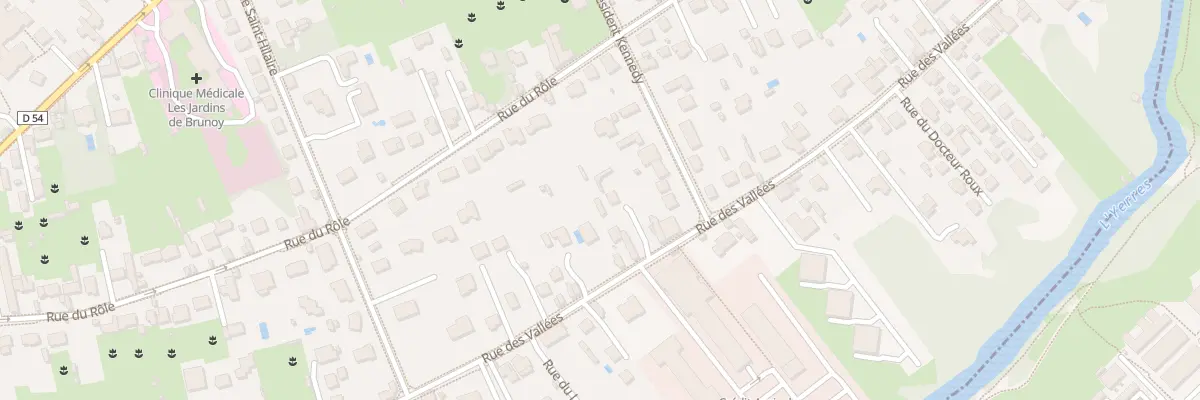 Plan du 45 Rue des Vallées à Brunoy