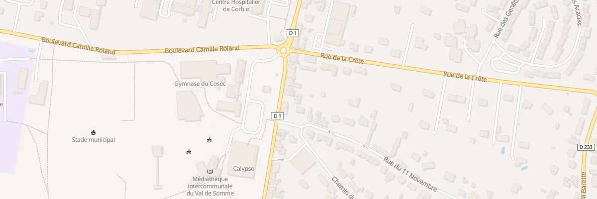 Plan du 54 Rue Gambetta à Corbie