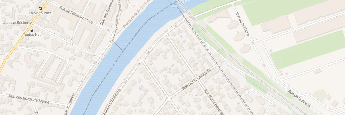 Plan du 6 Rue Pierre Brossolette à Bry-sur-Marne
