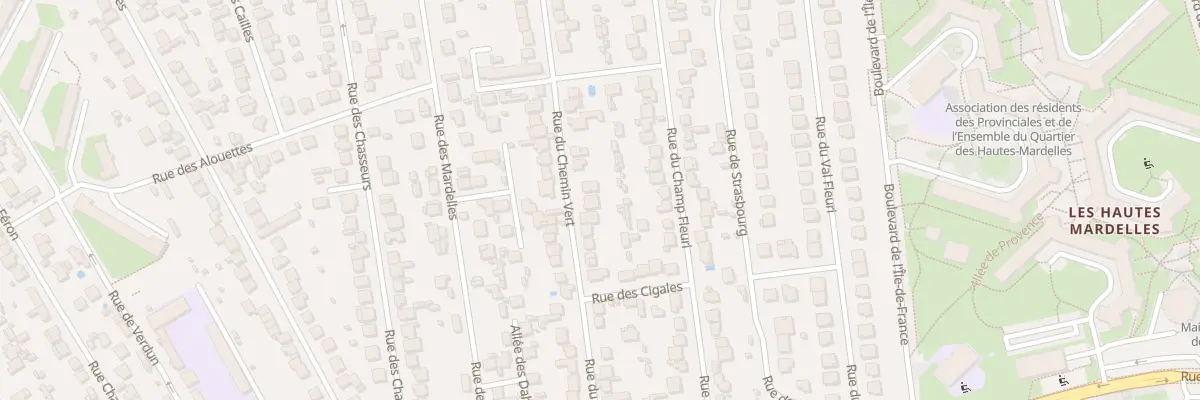 Plan du 30 Rue du Chemin Vert à Brunoy