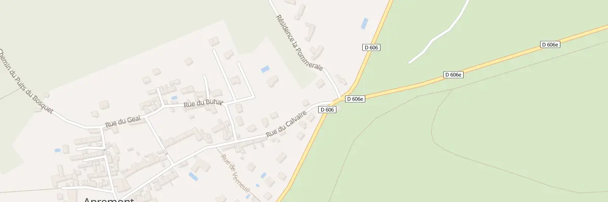 Plan du 6 Rue du Calvaire à Apremont