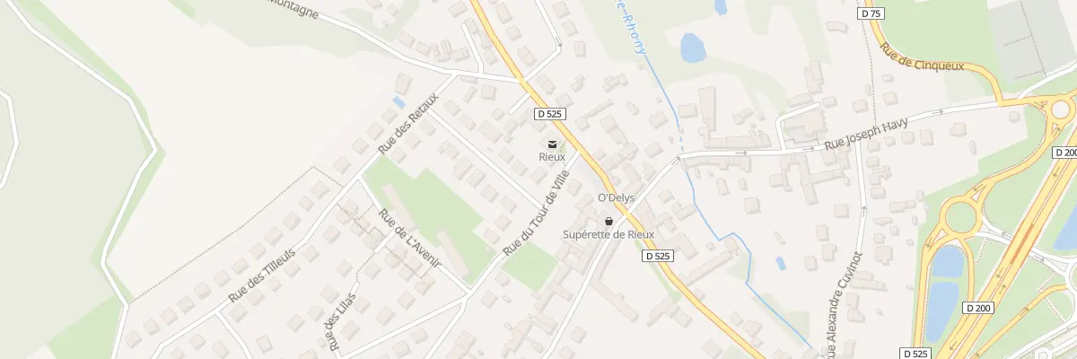 Plan du 4 Rue du Tour de Ville à Rieux