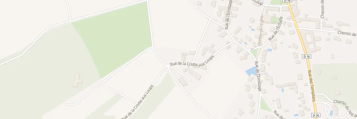 Plan du 8 Rue de la Crotte aux Loups au Vaudoué