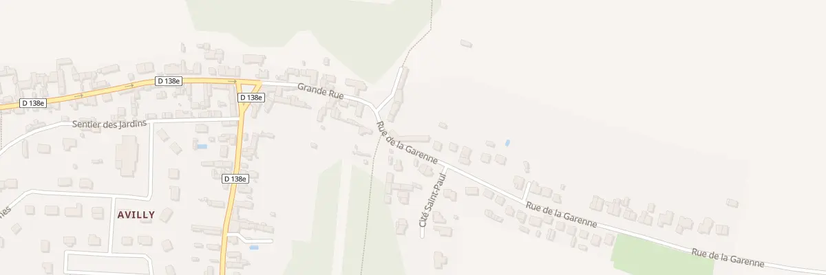 Plan du 3 Rue de la Garenne à Avilly-Saint-Léonard