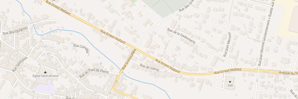 Plan du 107 Rue Ernest Mallard à Saint-Amand-Montrond