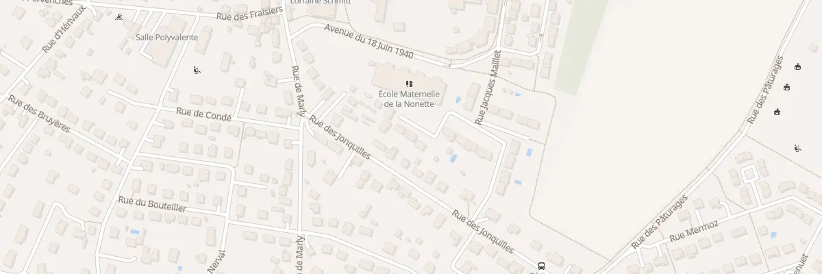 Plan du 3 All Henri Garat à Orry-la-Ville