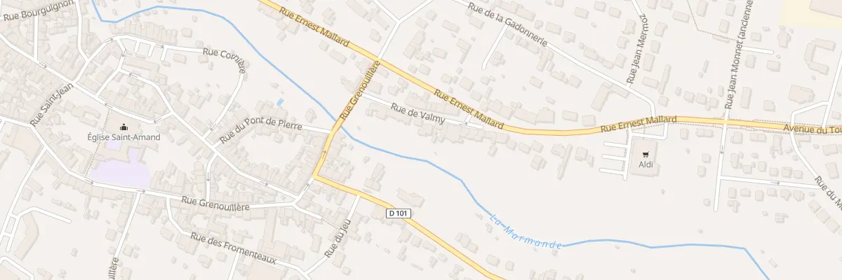 Plan du 6 Rue de Valmy à Saint-Amand-Montrond