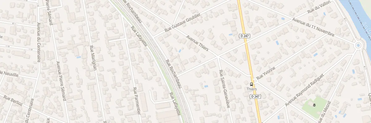 Plan du 3 Rue du Vallon à Saint-Maur-des-Fossés