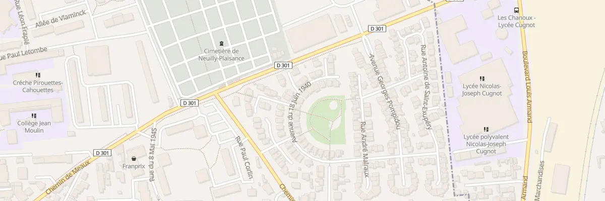 Plan du 48 Rue du 18 Juin 1940 à Neuilly-Plaisance