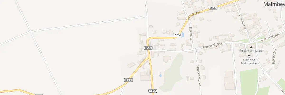 Plan du 5 Gr Grande Rue à Maimbeville