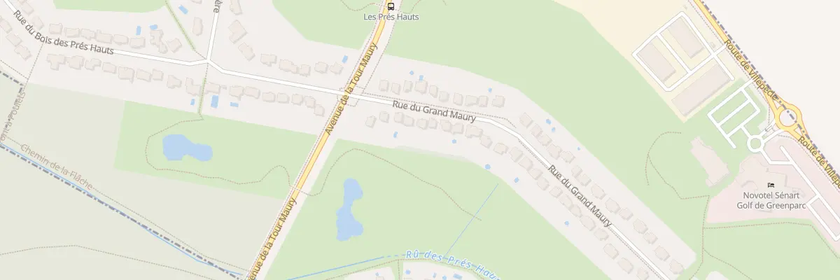 Plan du 12 Rue du Grand Maury à Saint-Pierre-du-Perray