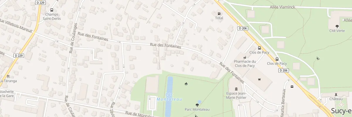 Plan du 17B Rue des Fontaines à Sucy-en-Brie
