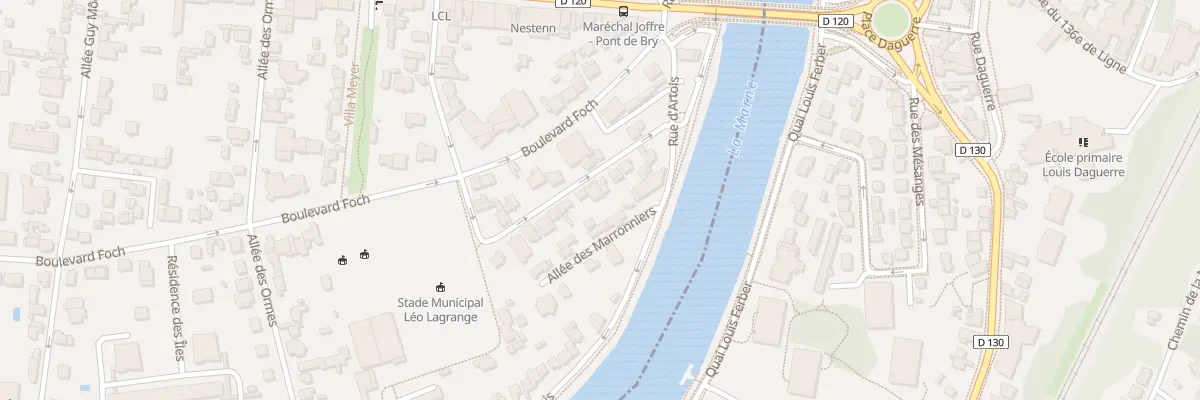 Plan du 26 Rue de la Rivière au Perreux-sur-Marne