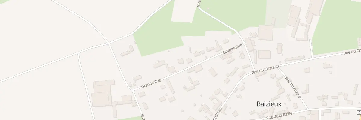 Plan du 11 Gr Grande Rue à Baizieux