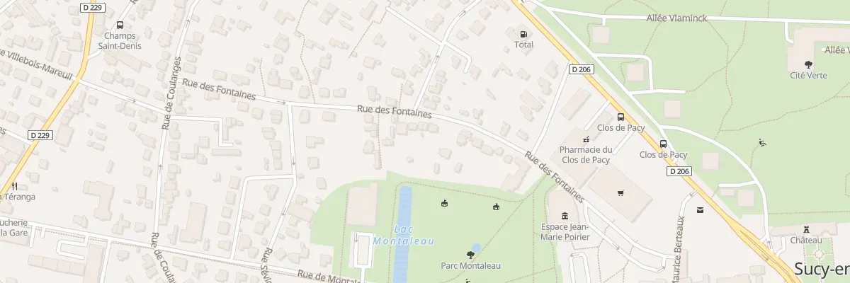 Plan du 17 Rue des Fontaines à Sucy-en-Brie