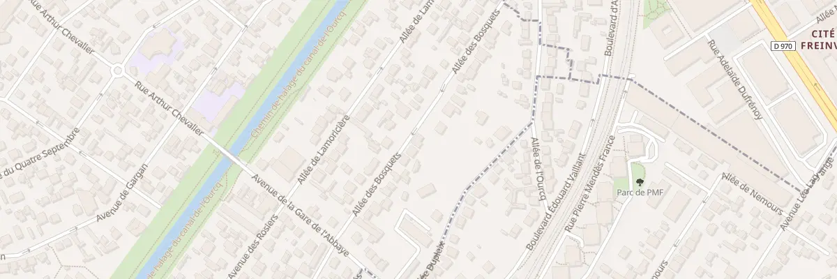 Plan du 14 All des Bosquets à Aulnay-sous-Bois